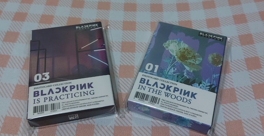 BLACKPINK Photocard Collection (Category: K-Wave Merchandise) located in Taguig. Submitted by ei101 (Listing ID 1430032446, Image 3). Description: ❗️SELLING BLACKPINK MERCH❗️ Selling assorted Blackpink Merch Condition: Good as new Nakakeep sa safe box The Game (Reve Ver.) - 450php The Game PC (#1 and #3) - 450php Photobinder (Bornpink World tour) - 850php Photopackage (Bornpink World tour) - 700php (incomplete) Rosé 2024 SG - 1800php RFS Need fun