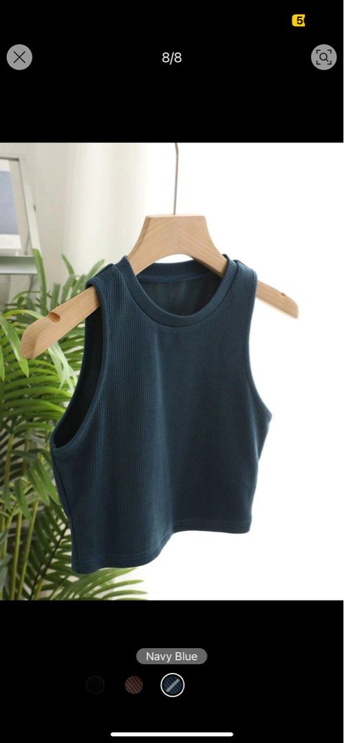 BNWOT Shein Crop Top (Category: Blouses) located in Paranaque City. Submitted by arkingls (Listing ID 1430062747, Image 1). Description: Medium on tag, best fits XS - S .