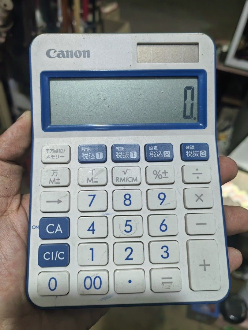 Canon Calculator - Solar (Category: Stationery & School Supplies) located in Cebu City. Submitted by dudes_villanueva (Listing ID 1430087151, Image 1). Description: Canon Calculator - Solar 📌In excellent condition..