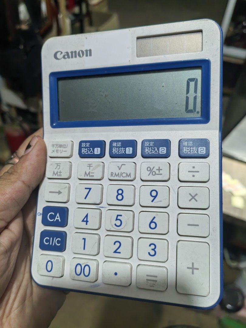 Canon Calculator - Solar (Category: Stationery & School Supplies) located in Cebu City. Submitted by dudes_villanueva (Listing ID 1430087151, Image 2). Description: Canon Calculator - Solar 📌In excellent condition..