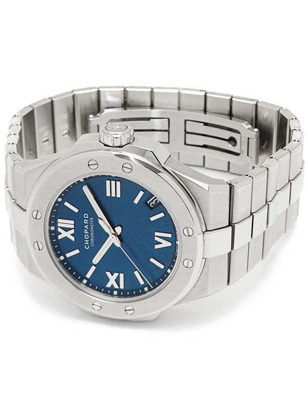 Chopard 'Alpine Eagle Large 41' 298600-3001 Men's Automatic Watch (Category: Luxury Watches) located in Las Pinas. Submitted by daisuki_japan_luxury_by_reiko (Listing ID 1430124825, Image 2). Description: name Alpine Eagle Large 41 Model number 298600-3001 New Year's not clear type Men's color blue type Automatic winding watch Daily variation (flat position) +11 seconds (may vary depending on usage) Material Stainless steel/glass crystal size Cas
