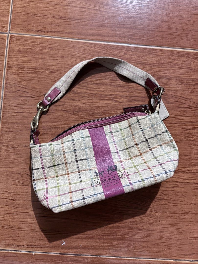 Coach Heritage Plaid Tattersall Handbag (Category: Luxury Bags & Wallets) located in Manila. Submitted by buyandget_24 (Listing ID 1430181604, Image 1). Description: - No papers - Original from US - Negotiable.