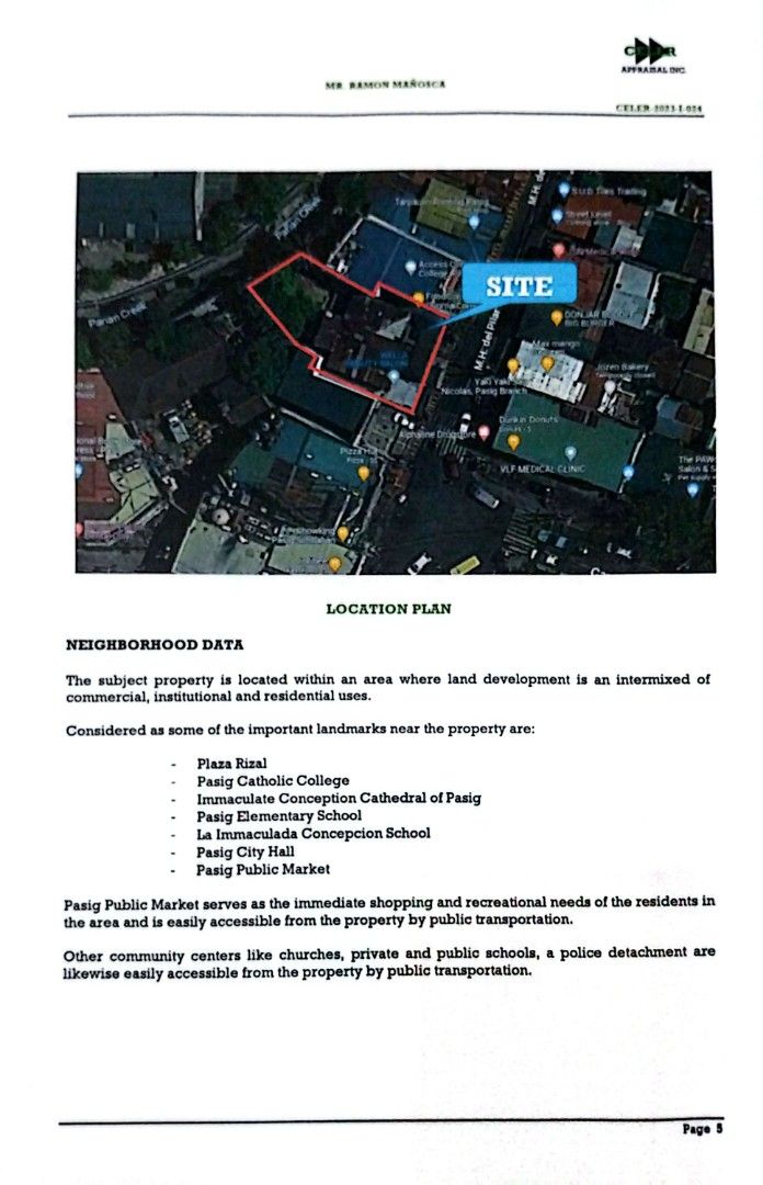 Commercial Lot for Sale Pasig (Category: Lot) located in Pasig City. Submitted by rare.ashima25 (Listing ID 1430091693, Image 2). Description: Lot for Sale ideal for commercial / Very Accessible to Immaculate Concepcion Cathedral, Schools, Pasig Cemetery, Pasig Mega Market,Pasig City Hall .. 64m Negotiable. Direct Buyers only . 432 Sq.m a.