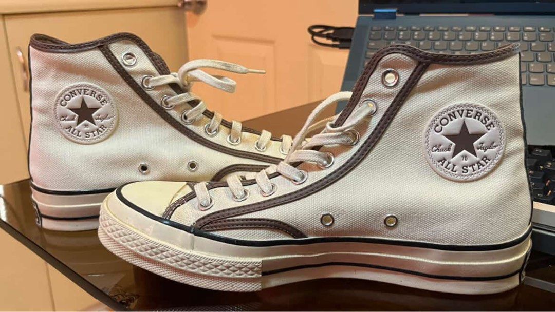 Converse Chuck 70 High 'Workwear - Egret Brown' (Category: Sneakers) located in Manila. Submitted by danishthings (Listing ID 1430183657, Image 2). Description: - Genuine Converse Chuck 70 High ‘Workwear - Egret Brown’ - Bought in Australia - original price: 120 AUD ~ PHP 4,977 - RFS: worn only 3 times + too big for me - dm for more info - no when worn photos.