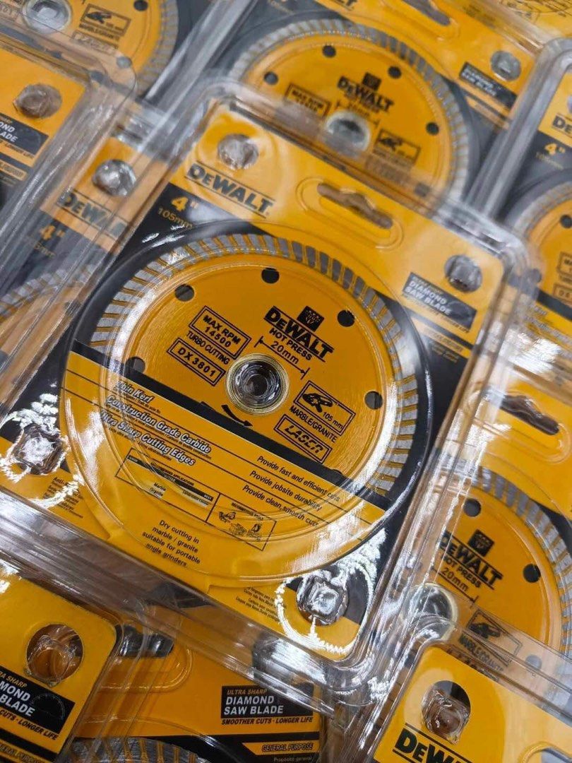 DeWalt Diamond Saw Blade 4 inch (Category: Construction Tools & Equipment) located in Cavite. Submitted by aiandcai (Listing ID 1430033717, Image 1). Description: .