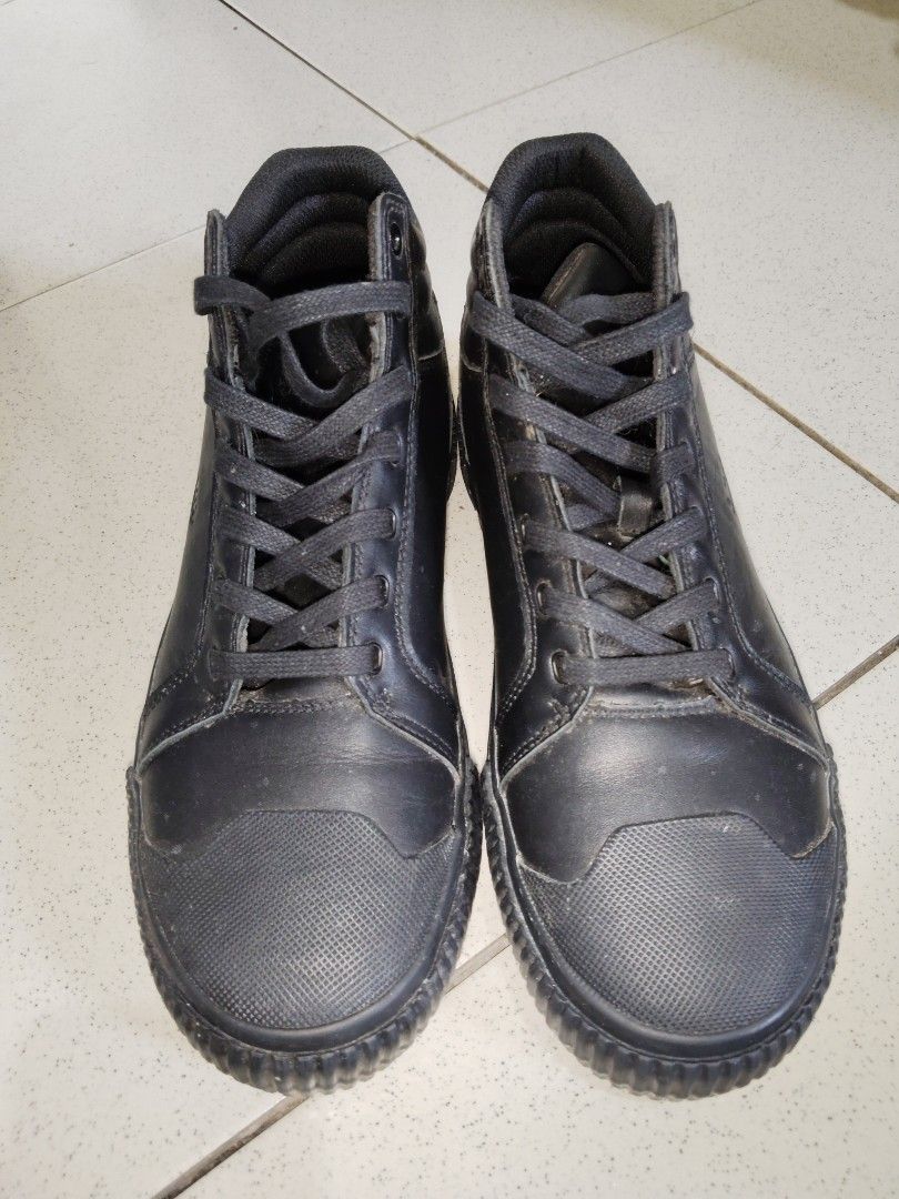 DRY+ RIDE Black High-Top Sneakers (Category: Sneakers) located in Manila. Submitted by cooltree-540c (Listing ID 1430115808, Image 3). Description: 2 times lang nagamit issue no insoles...