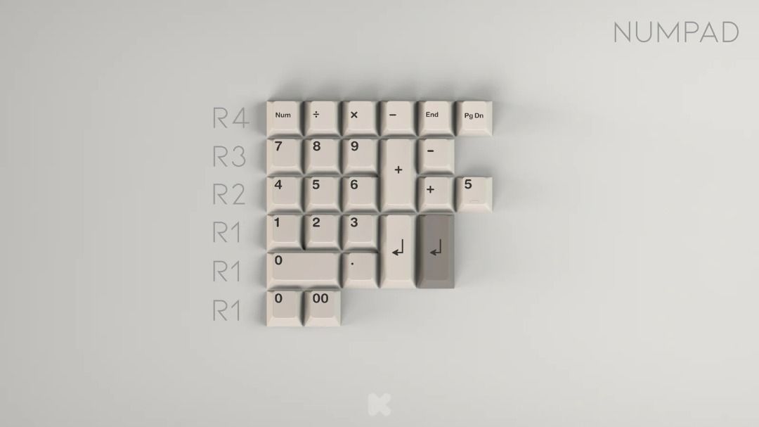 EnjoyPBT Ivory Keycaps440106314797557763