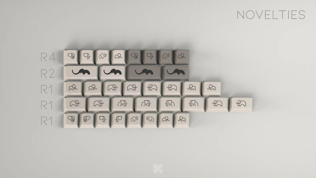 EnjoyPBT Ivory Keycaps440106314797557762