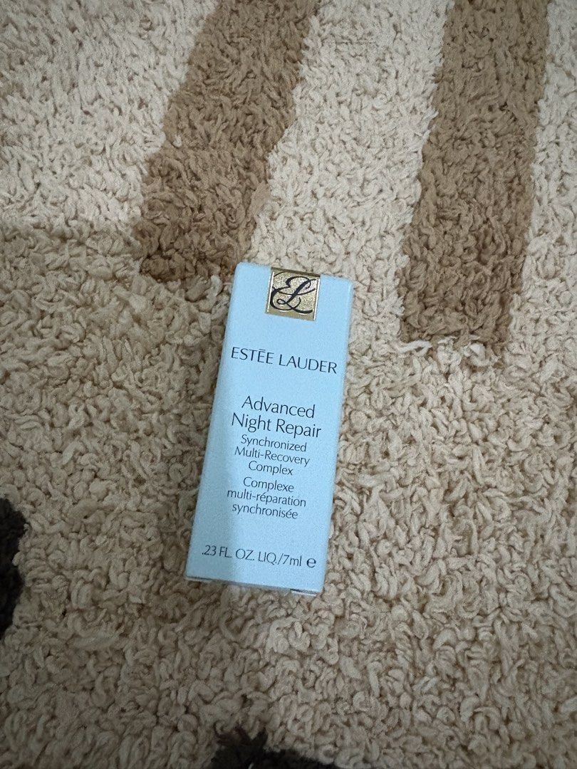 Estee Lauder Advanced Night Repair Serum 7ml (Category: Face Care) located in Paranaque City. Submitted by handledwcare (Listing ID 1430129929, Image 1). Description: Brand new. Box is still sealed.