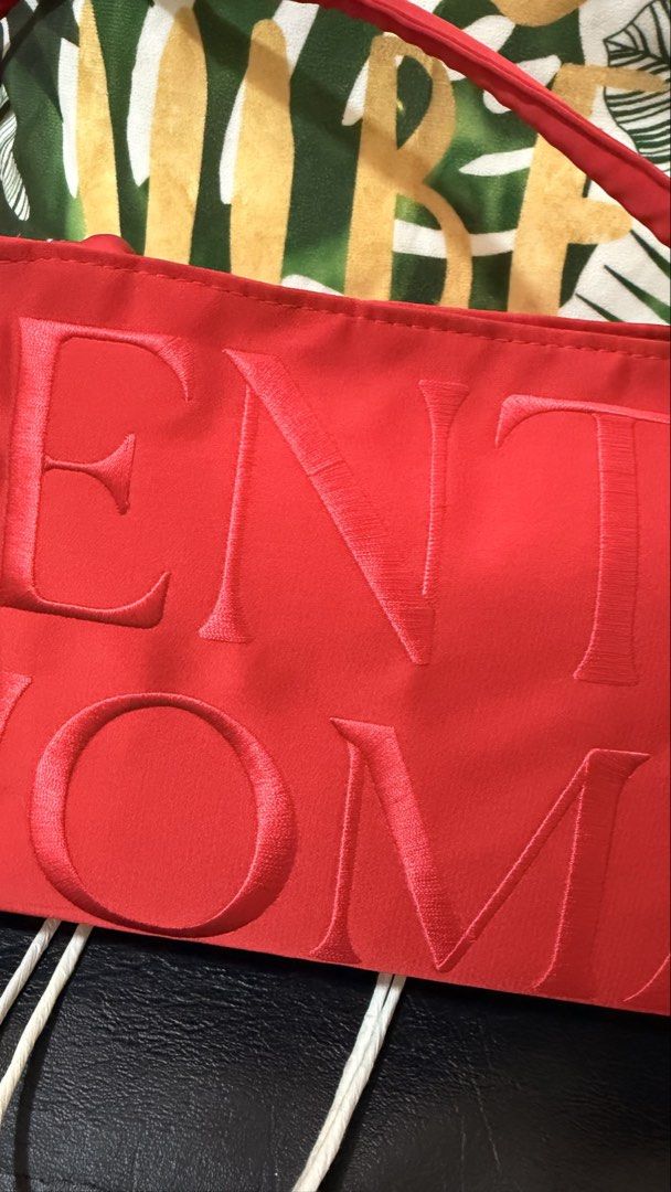 Gentlewoman Red Dumpling Handbag (Category: Tote Bags) located in Manila. Submitted by authenticprelovedmnls (Listing ID 1430068503, Image 3). Description: Super nice in actual. Dami malalagay sa loob Rfs - decluttering stuff.