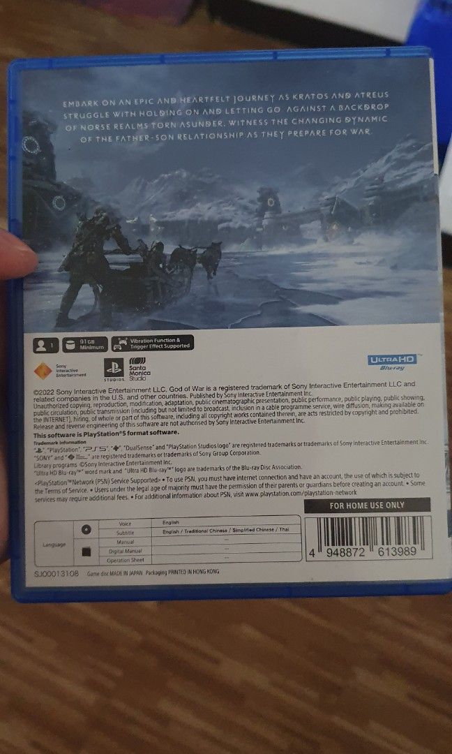 God of war ragnarok ps5 (Category: PlayStation) located in Manila. Submitted by joshualumb52614 (Listing ID 1430057739, Image 2). Description: can ship thru lalamove or meetup if you're around imus area slightly nego rfs: need funds.