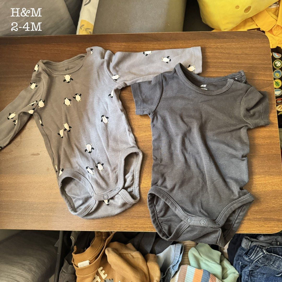 H&M Baby Bodysuits 2-4M (Category: Babies & Kids Fashion) located in Pasig City. Submitted by amdlt (Listing ID 1430128784, Image 1). Description: .