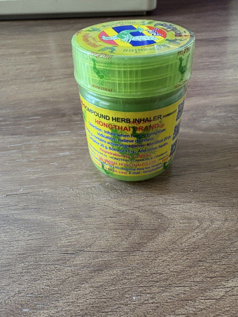 Hong Thai Brand Compound Herb Inhaler (Category: Medical Supplies & Tools) located in Meycauayan. Submitted by polly.unpockets (Listing ID 1430111259, Image 2). Description: .