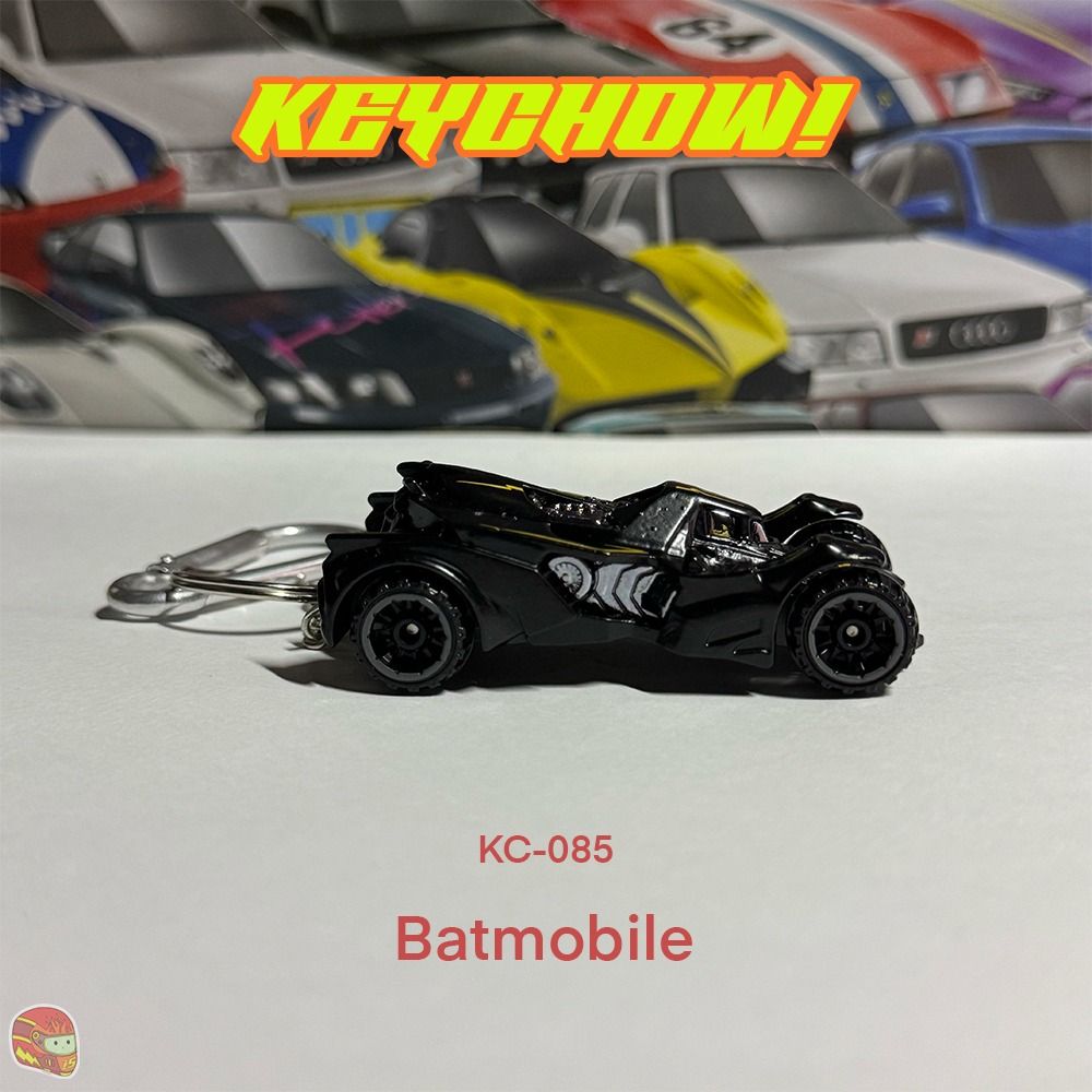 Hotwheels Car Keychain Batmobile [KC-085] (Category: Vehicle & Diecast Models) located in Taguig. Submitted by skibbiditoilet (Listing ID 1430101399, Image 1). Description: Hotwheels Keychain Batmobile - with free carabiner - original Hotwheels car ❗️BUY ₱500 WORTH, GET A FREEBIE❗️ 💵: GCash/BPI/Maribank/ COD (via Lalamove) 🚚: Lalamove/Grab/J&T/LBC 📍Taguig City 🏷️: hotwheels, diecast car, mattel, car keychain follow us on IG: @keychow.ph.