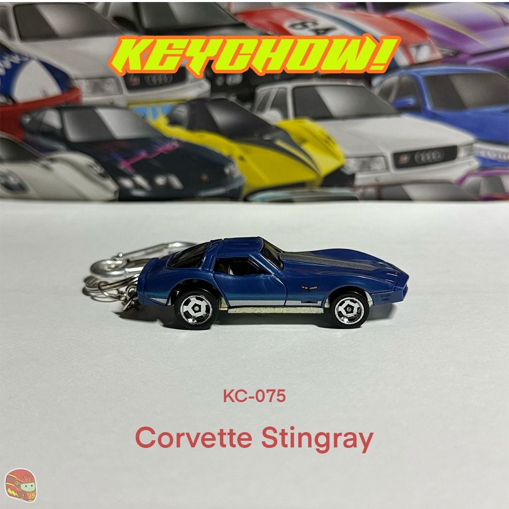 Hotwheels Car Keychain Corvette Stingray [KC-075] (Category: Vehicle & Diecast Models) located in Taguig. Submitted by skibbiditoilet (Listing ID 1430098616, Image 1). Description: Hotwheels Keychain Corvette Stingray - with free carabiner - original Hotwheels car ❗️BUY ₱500 WORTH, GET A FREEBIE❗️ 💵: GCash/BPI/Maribank/ COD (via Lalamove) 🚚: Lalamove/Grab/J&T/LBC 📍Taguig City 🏷️: hotwheels, diecast car, mattel, car keychain follow us on IG: @
