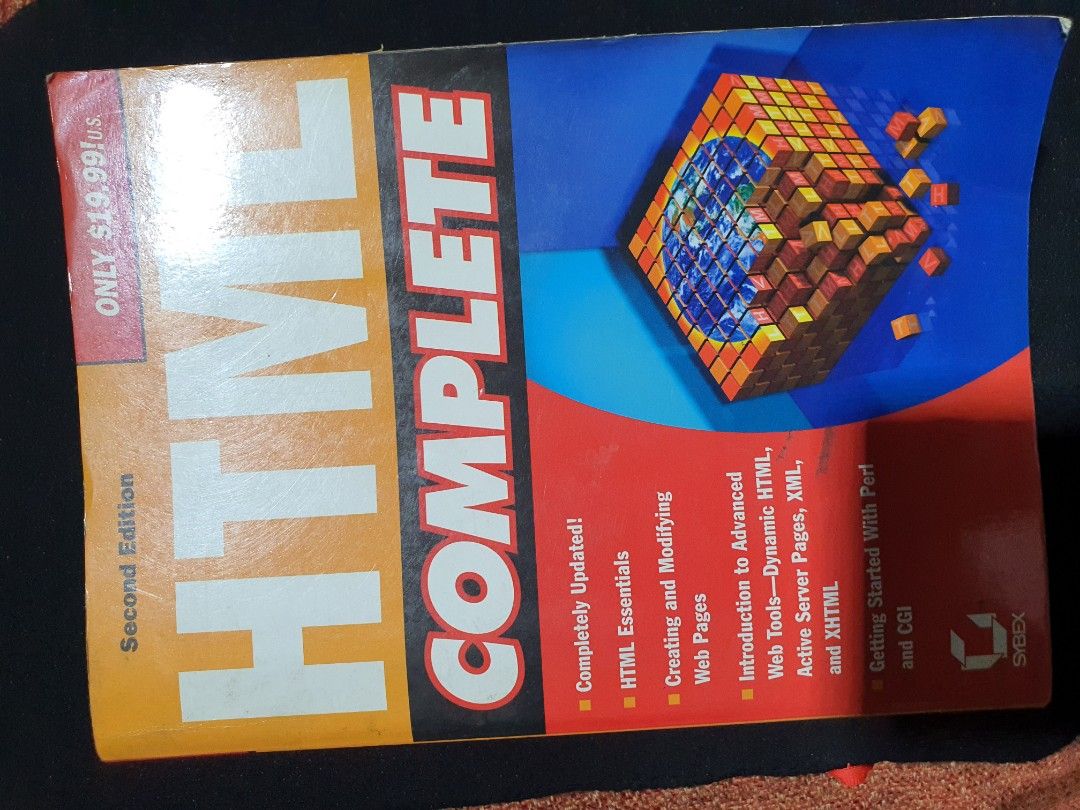 HTML Complete Second Edition (Category: Textbooks) located in Makati City. Submitted by aureliusmagnus (Listing ID 1430160130, Image 3). Description: For Programmers or Web Engineer. This Book is For You! .