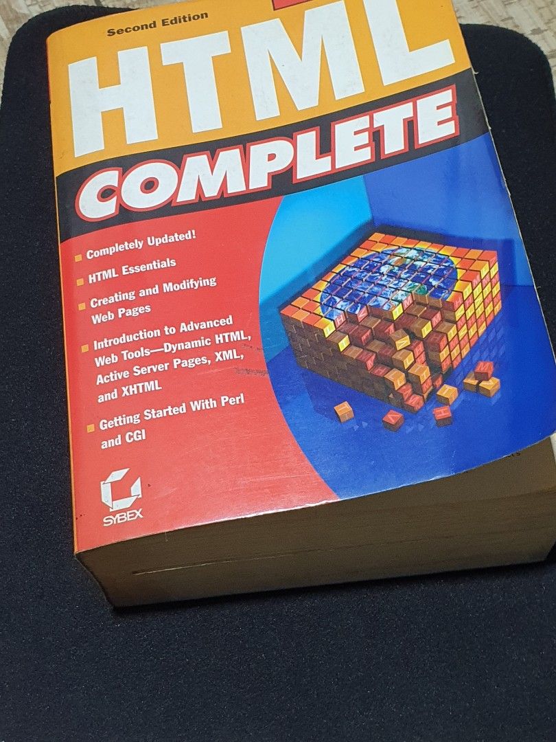 HTML Complete Second Edition (Category: Textbooks) located in Makati City. Submitted by aureliusmagnus (Listing ID 1430160130, Image 2). Description: For Programmers or Web Engineer. This Book is For You! .