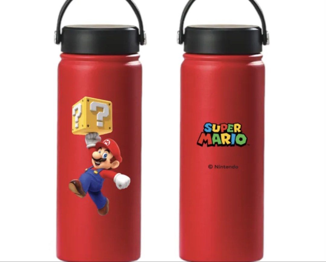 Super Mario Water Bottle447090521885921280