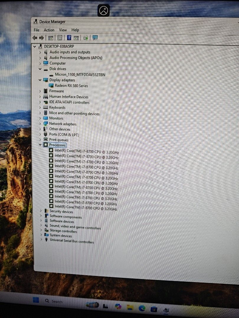 i7 8700 desktop PC computer Intel CPU422358445164472329