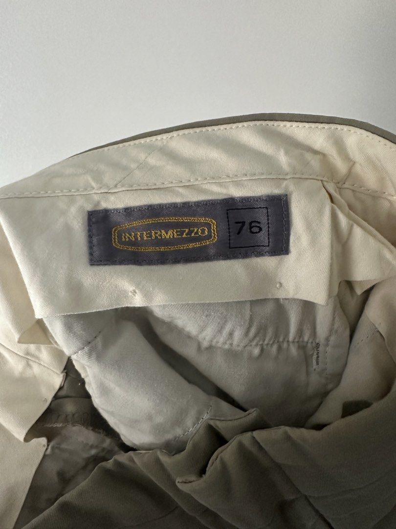 Intermezzo Olive Green Trousers Size 76 (Category: Trousers) located in Makati City. Submitted by itsyahgurlelle (Listing ID 1430088357, Image 3). Description: RFS: decluttering 💕 What you see is what you get Very well loved but color and silhouette is still nice Please manage expectations Open to discounts if buying multiple items 😊.