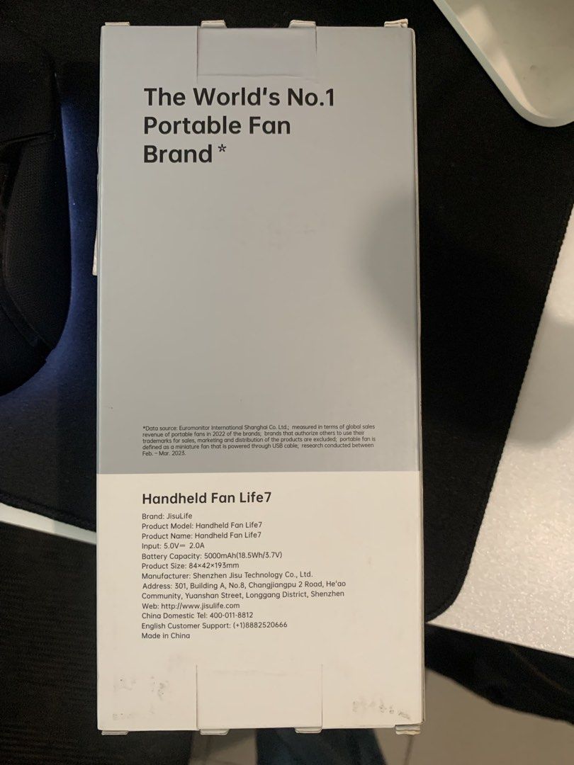 Jisulife Handheld Fan Life 7 (Category: Fans) located in Paranaque City. Submitted by obin08 (Listing ID 1430212163, Image 2). Description: .