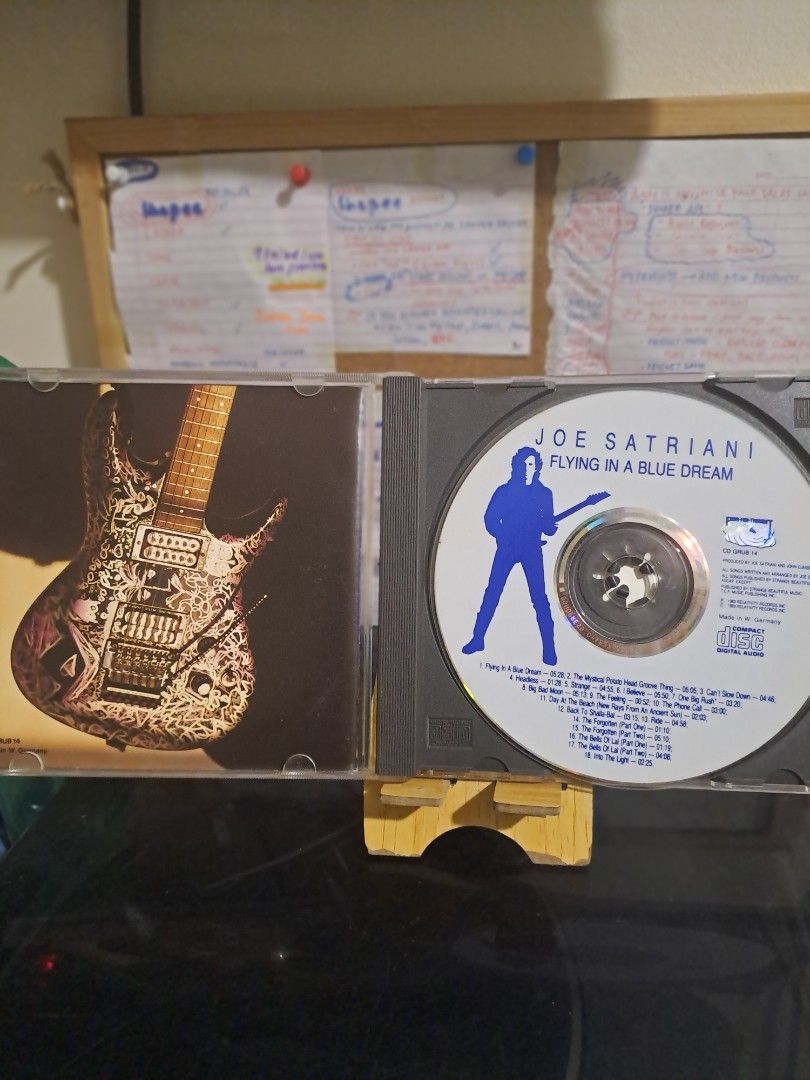 Joe Satriani - Flying in a Blue Dream CD (Category: CDs & DVDs) located in Las Pinas. Submitted by cobieshop (Listing ID 1430189931, Image 3). Description: JOE SATRIANI - Flying in a Blue Dream Audio CD P300 only.