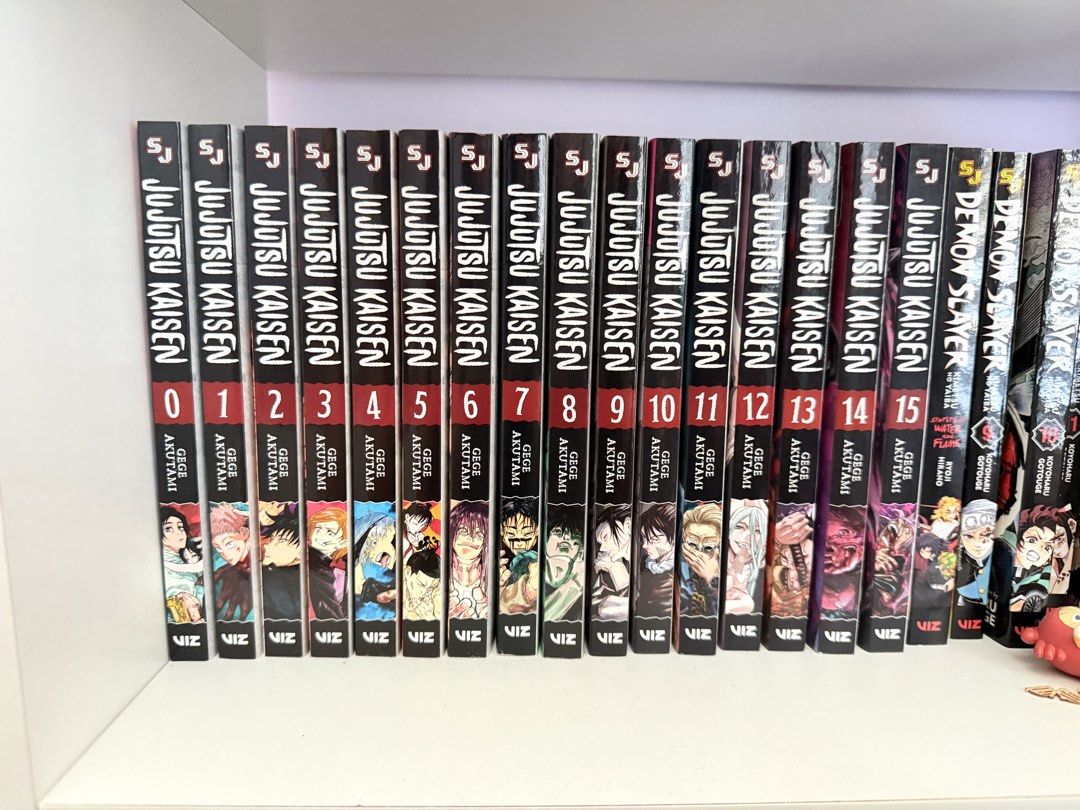 jujutsu kaisen manga set (Category: Comics & Manga) located in Marikina City. Submitted by looweesah (Listing ID 1430034478, Image 1). Description: - volumes 0 to 15 - PHP 5500 for set, 350 per volume - set is PRIO! - minor yellowing .