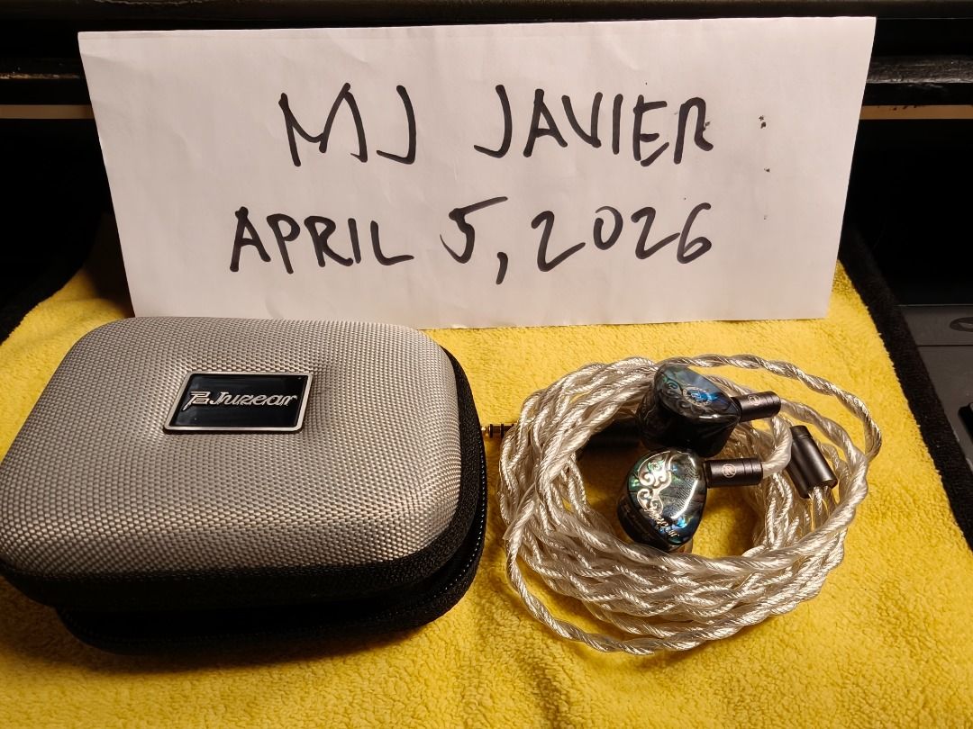 JUZEAR BUTTERFLY 61T IEM (Category: Earphones) located in Imus. Submitted by gadgetphoenix (Listing ID 1430197013, Image 2). Description: JUZEAR BUTTERFLY 61T SELLING PRICE: 9,999 PHP Condition & Quality: Condition: Excellent (99% smooth). Usage: Used strictly indoors only; handled with care. Physical State: No dents, no scratches, and no cracks. History: Purchased January 6, 2026. Functionality: 100% working with no issues whatsoever The Full Pa