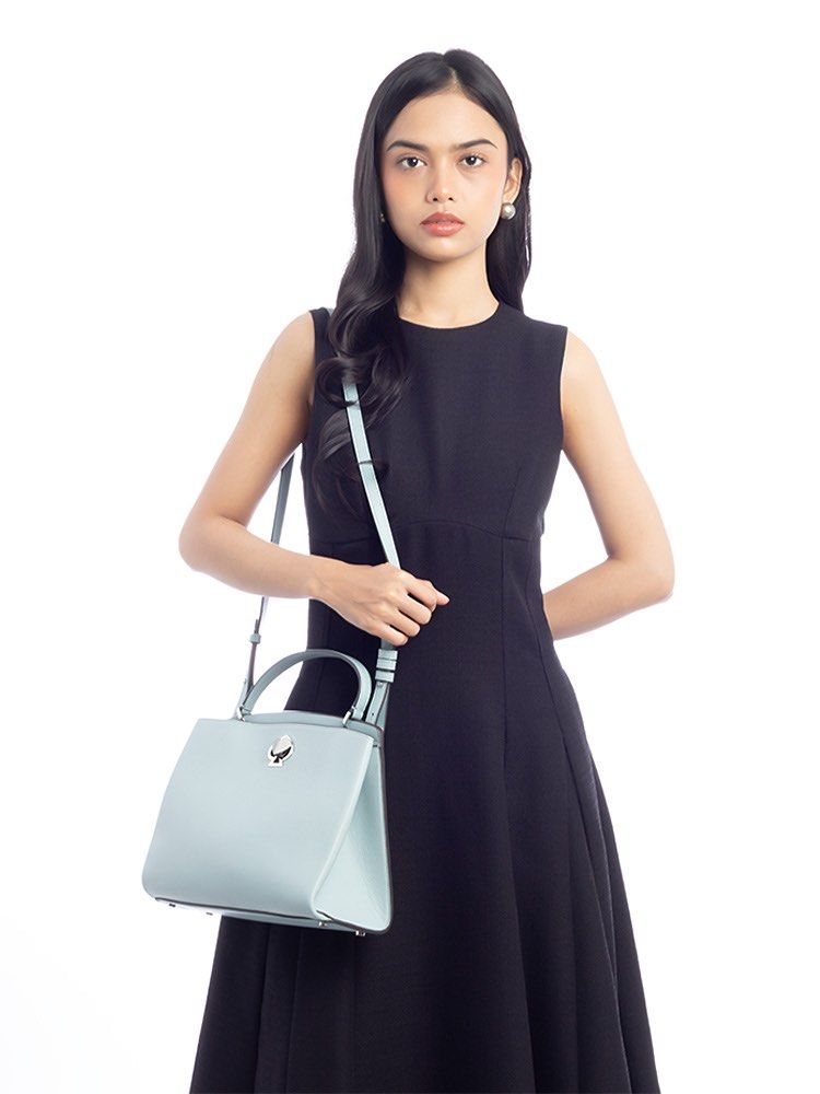 Kate Spade Romy Blue (Category: Luxury Bags & Wallets) located in Manila. Submitted by clairscloset (Listing ID 1430148993, Image 2). Description: Shipping from Tarlac via J&T With dust bag Really pretty but not reaching out for it / want a smaller version Original price is around ₱23,000+ :).