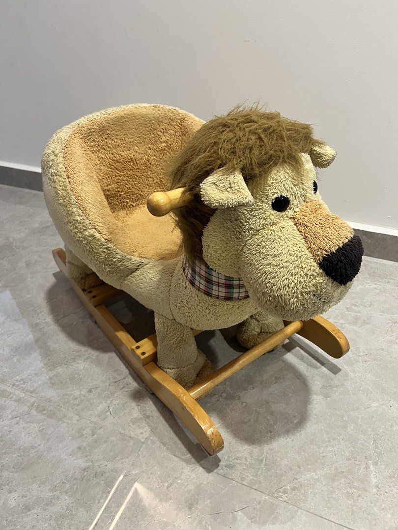 Lion Rocking Lion Rocking Chair for Toddlers, Hobbies & Toys, Toys & Games on Carousell