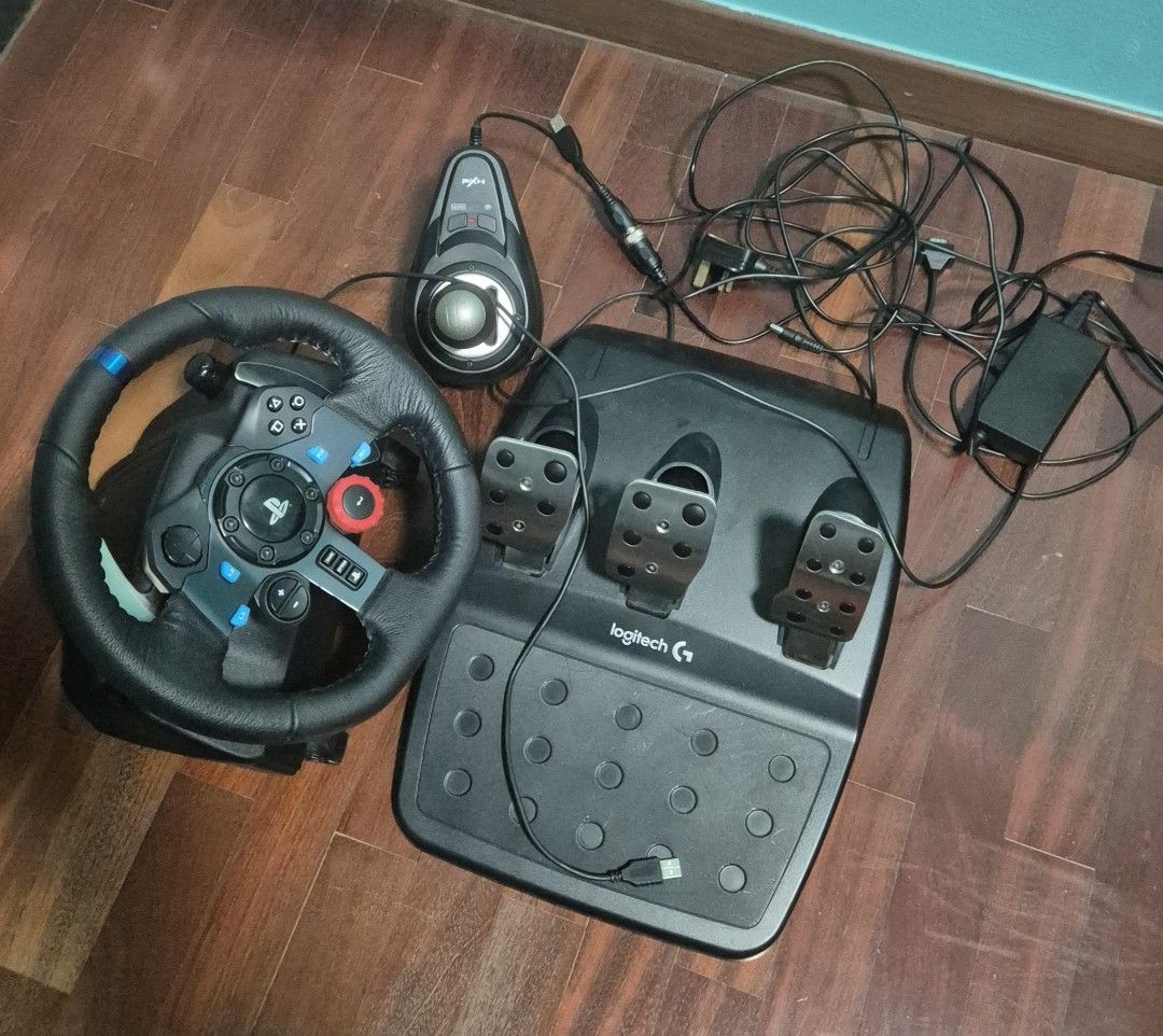 Logitech G29 Driving Force Racing Wheel, Video Gaming, Gaming ...