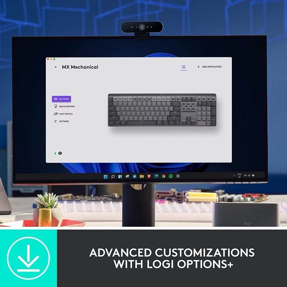 Logitech MX Mechanical Wireless Keyboard - Smart back lighting447809104297349123