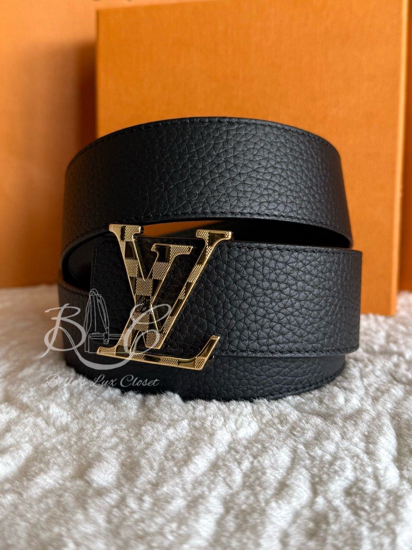 Louis Vuitton Damier 40mm Reversible Belt (Category: Luxury Accessories) located in Paranaque City. Submitted by belles_lux_closet (Listing ID 1430146446, Image 3). Description: AUTHENTIC DAMIER 40mm REVERSIBLE BELT IN GRAY (Recto) AND BLACK (Verso) CALFSKIN LEATHER (Full Set) ✅ 100% Guaranteed Authentic ✅ Excellent Condition, Rank A ✅ FULL SET! Comes with dust bag and box! ✅ Legit seller ✅ Retails at ~Php 50,000 in-stores. Available for only Php