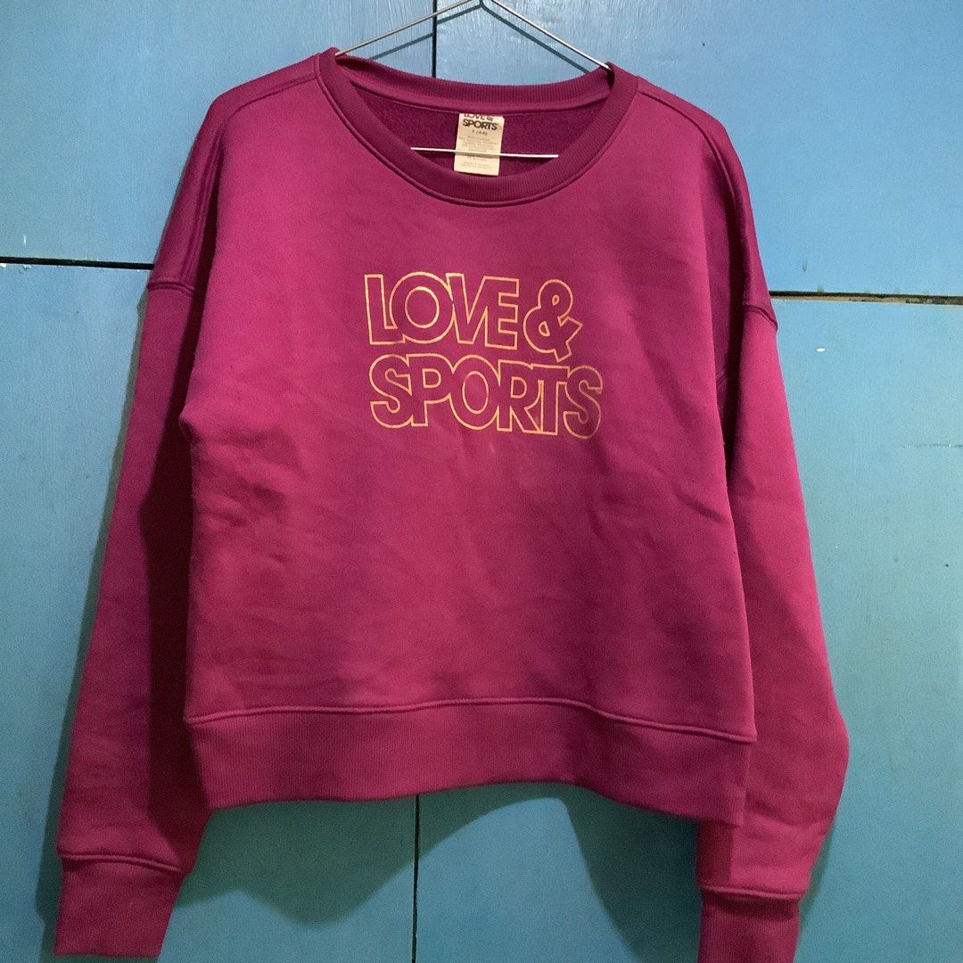 Love & Sports Sweatshirt (Category: Coats, Jackets and Outerwear) located in Cabanatuan. Submitted by chieezyx (Listing ID 1430116808, Image 2). Description: .