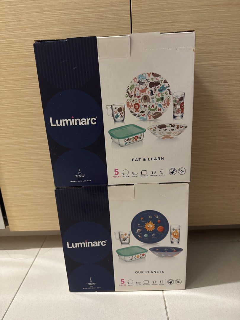 Luminarc (Category: Dinnerware & Cutlery) located in Singapore. Submitted by lostinroom (Listing ID 1430133260, Image 1). Description: Price for 1 set Buy 2 sets for 25.