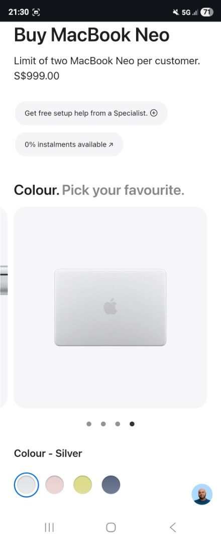 MacBook Neo - Silver - 512GB420612952241612800