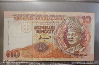 [VERY RARE] Duit lama @old notes Malaysia ten ringgit signed by Ali ...