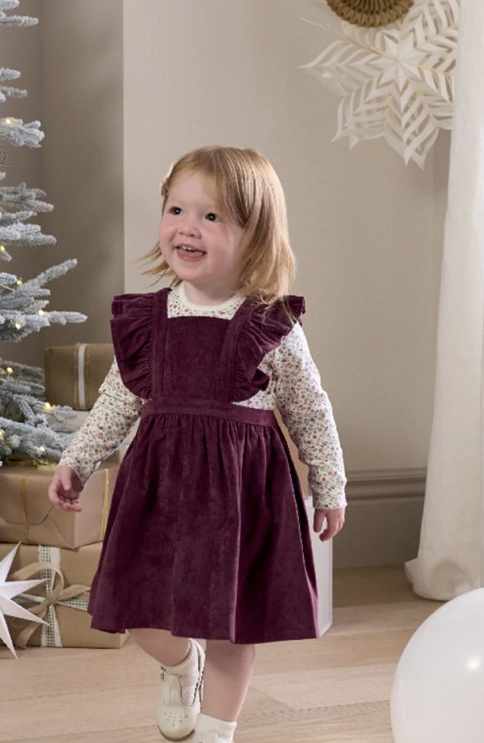 Mamas & Papas 2-Piece Dress Set (Category: Babies & Kids Fashion) located in Taguig. Submitted by muntingkahon (Listing ID 1430112611, Image 2). Description: 2-3 years old Used once 4k original price.