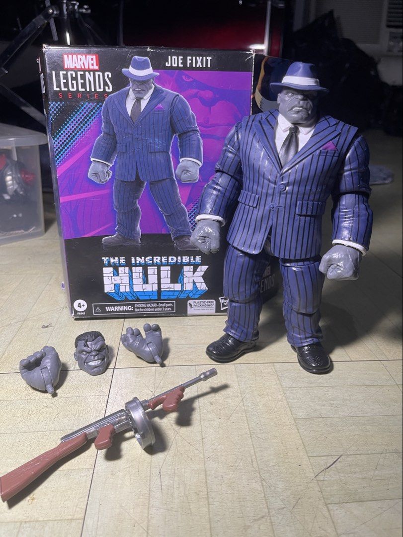 Marvel Legends Joe Fixit The Incredible Hulk (Category: Figurines & Statues) located in Caloocan City. Submitted by thegardner (Listing ID 1430079192, Image 1). Description: BIB CONDITION: 10/10 NO ISSUES, GOOD JOINTS, RFS: NEED FUNDS COMPLETE ACCESSORIES (EXTRA PAIR OF HANDS, EXTRA HEAD, GUN) MOP: GCASH (FULL PAYMENT FIRST) MOD: LALAMOVE (BUYER’S EXPENSE) LOC: CALOOCAN SOUTH AREA, MALAPIT MONUMENTO .