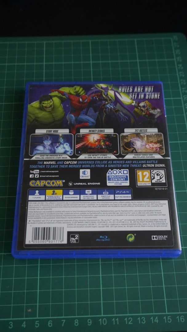 Marvel vs. Capcom: Infinite - PS4 (Category: PlayStation) located in Baler. Submitted by onlyhuman_67 (Listing ID 1430042992, Image 2). Description: Marvel vs. Capcom Infinite for PS4 This is a pre-owned game but in perfect working condition..
