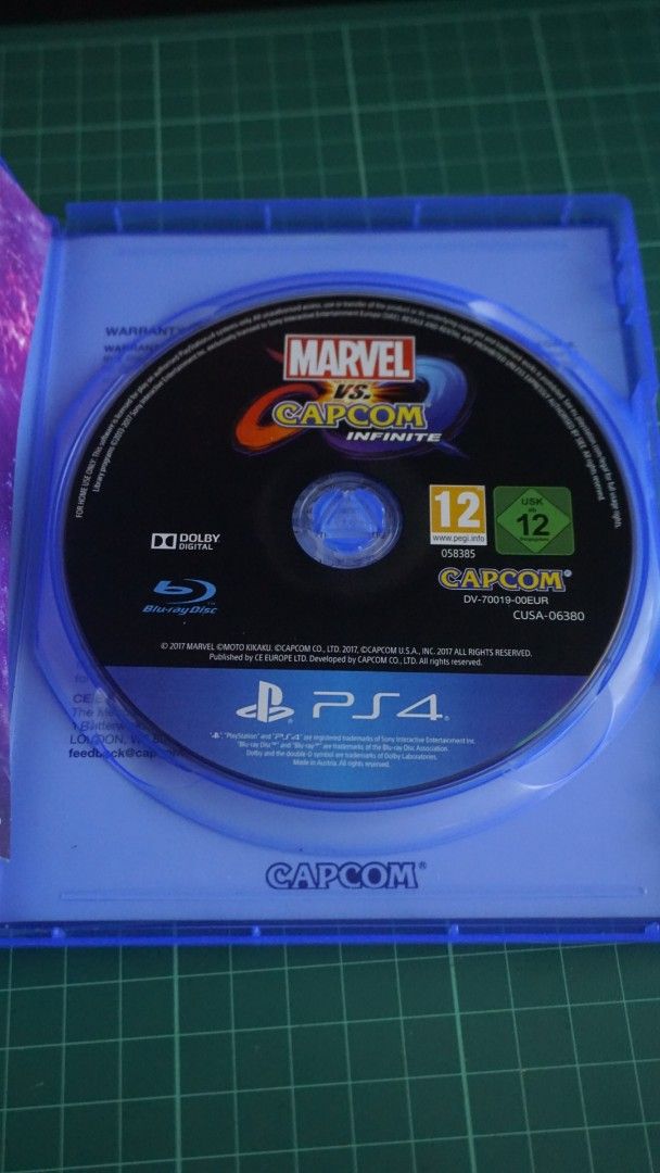 Marvel vs. Capcom: Infinite - PS4 (Category: PlayStation) located in Baler. Submitted by onlyhuman_67 (Listing ID 1430042992, Image 3). Description: Marvel vs. Capcom Infinite for PS4 This is a pre-owned game but in perfect working condition..