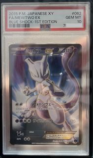 PSA 10 M Mewtwo EX Red Flash & Blue Shock, Hobbies & Toys, Toys & Games ...