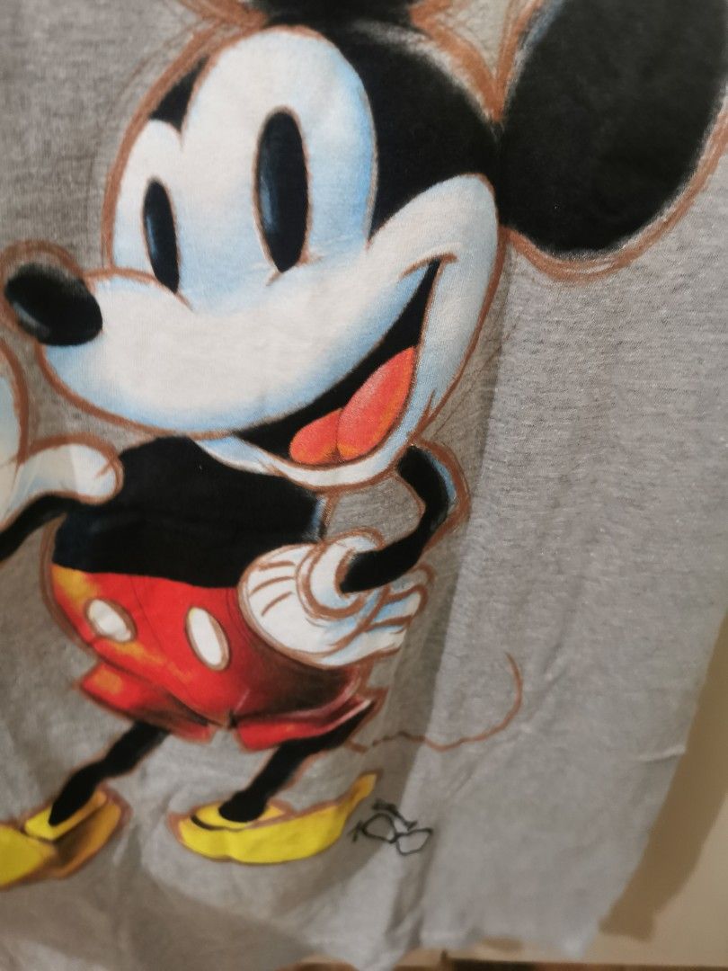 Mickey tshirt from US size small (Category: Shirts) located in Quezon City. Submitted by declutter68112 (Listing ID 1430121508, Image 2). Description: Washed but unused Mickey tshirt from US Fits small to semi-medium frames.