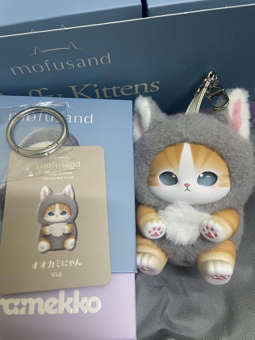 Mofusand Kiramekko Blind box Wolf Cat Plushie, Hobbies & Toys, Toys ...