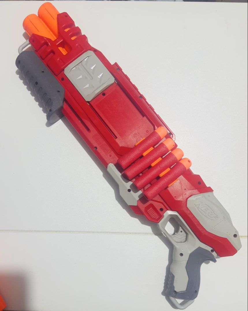 Nerf N-Strike Mega DoubleBreach Blaster Double-Barrel Toy Gun (Category: Action & Battle Toys) located in Manila. Submitted by got_loots (Listing ID 1430121558, Image 3). Description: WTS❗️❗️❗️ Nerf N-Strike Mega DoubleBreach Blaster Double-Barrel Toy Gun ₱900 Only .