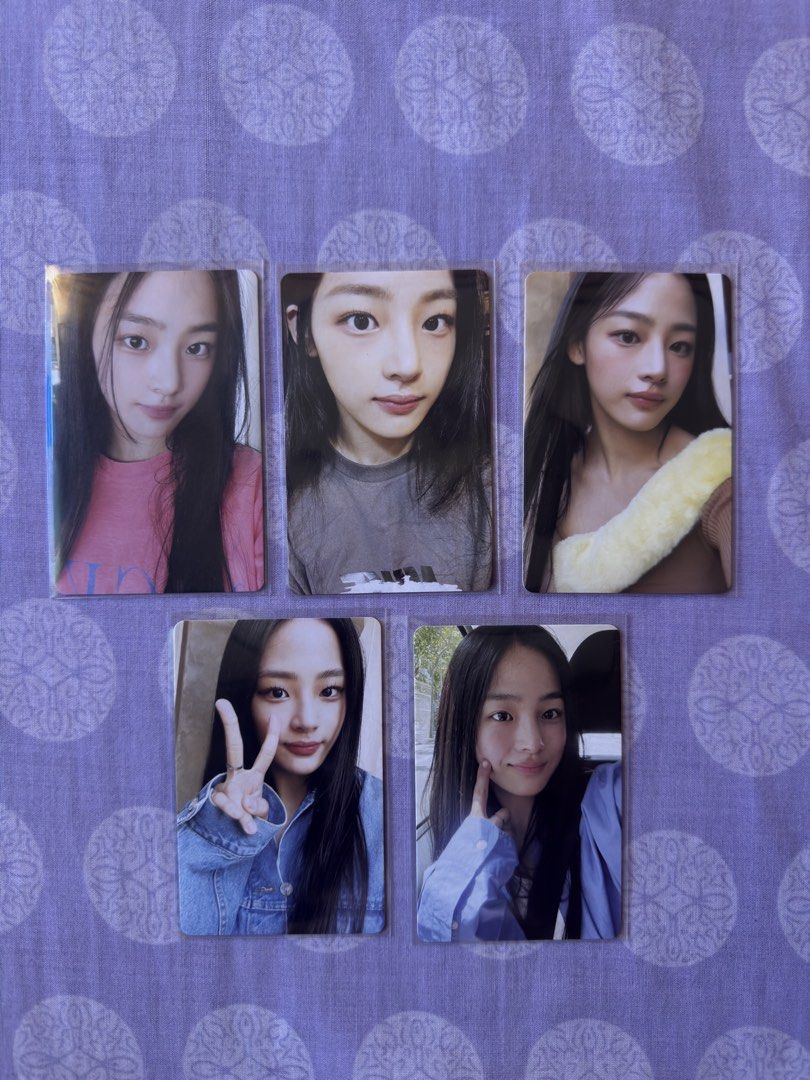NewJeans Minji Photocard Set (Category: K-Wave Merchandise) located in Tiaong. Submitted by psythera13 (Listing ID 1430038265, Image 1). Description: MOP: GCASH MOD: J&T RFS: Decluttering For more inquiries, feel free to message me :).