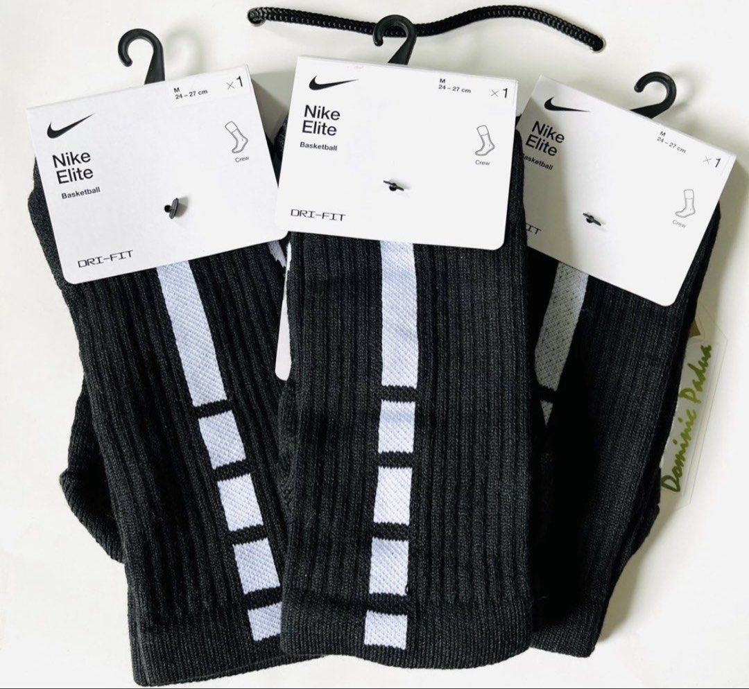 Nike Elite Crew BB socks (Category: Socks) located in Paranaque City. Submitted by amazondrake (Listing ID 1430114087, Image 1). Description: Nike Elite Crew Basketball Socks *available ONHAND size : M only **below SRP [₱645] FIXED PRICE NO MORE LAST PRICE via LBC or Lalamove delivery fee is at buyers expense .
