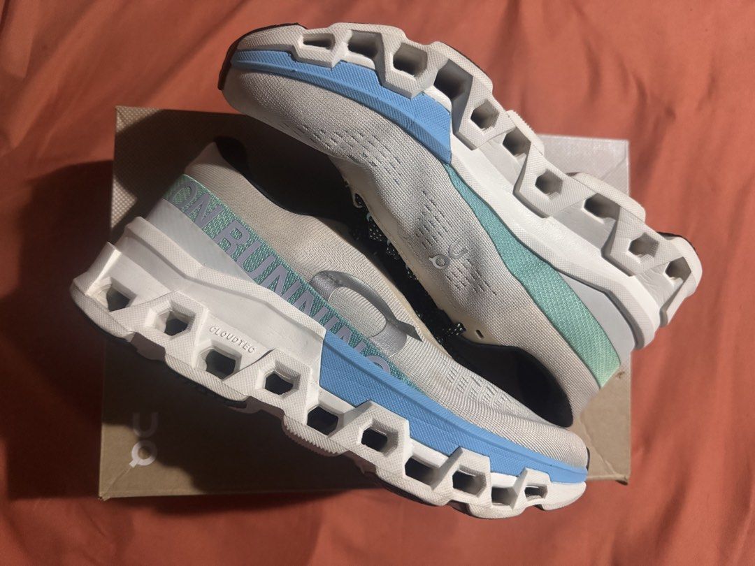 On Cloudmonster 2 (Cream Horizon) (Category: Sneakers) located in Imus. Submitted by pguecs (Listing ID 1430088645, Image 1). Description: Selling my On Cloudmonster 2 Cream Horizon colorway. Like new with box and never used for running. Used it only for 3 international trips so mostly walking. Size is Women’s 8.5/EU 40 (see photo for actual sizing). RFS: too many shoes. Decluttering. Bought for 10890 at On ATC. Selling for only PHP5500, price sl
