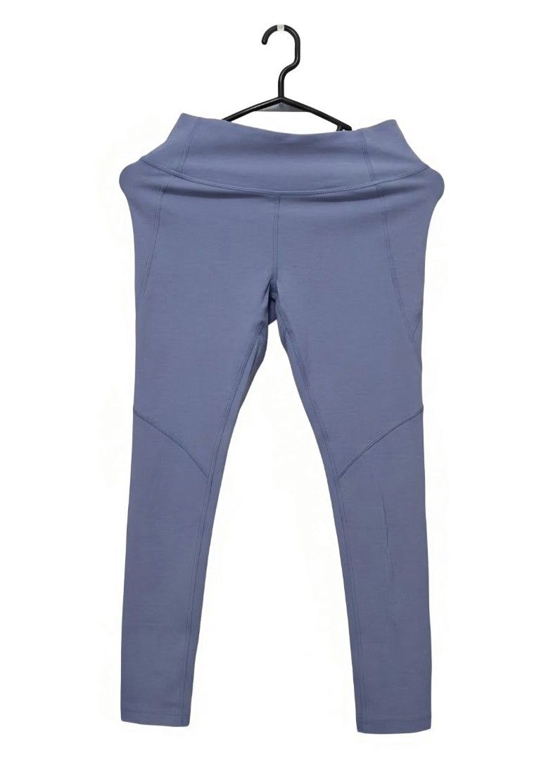 Outdoor voices periwinkle leggings (Category: Other Bottoms) located in Manila. Submitted by aclosetsale (Listing ID 1430141005, Image 1). Description: These blue leggings feature a high waistband and a streamlined design. They appear to be made of a stretchy material, perfect for workouts or casual wear. The leggings have a fitted silhouette and a solid color, making them versatile for various outfits. They are hanging on a hanger..