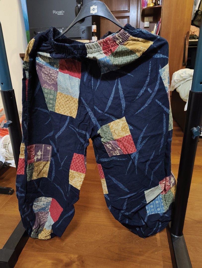 Patchwork Harem Pants - One Size (Category: Other Bottoms) located in Singapore. Submitted by the2or5shop (Listing ID 1430161869, Image 1). Description: Buy Any 2, Get Any 1 Item* Free Here (*$2 or below) Meet at (1) Binchang Rise, or (2) Bishan area, or (3) Lakesides MRT Station, or (4) 516 Jurong West Street 52 Free Size (around S size) Unique and comfortable harem pants featuring a patchwork design. These pants have an elastic waistband for a 
